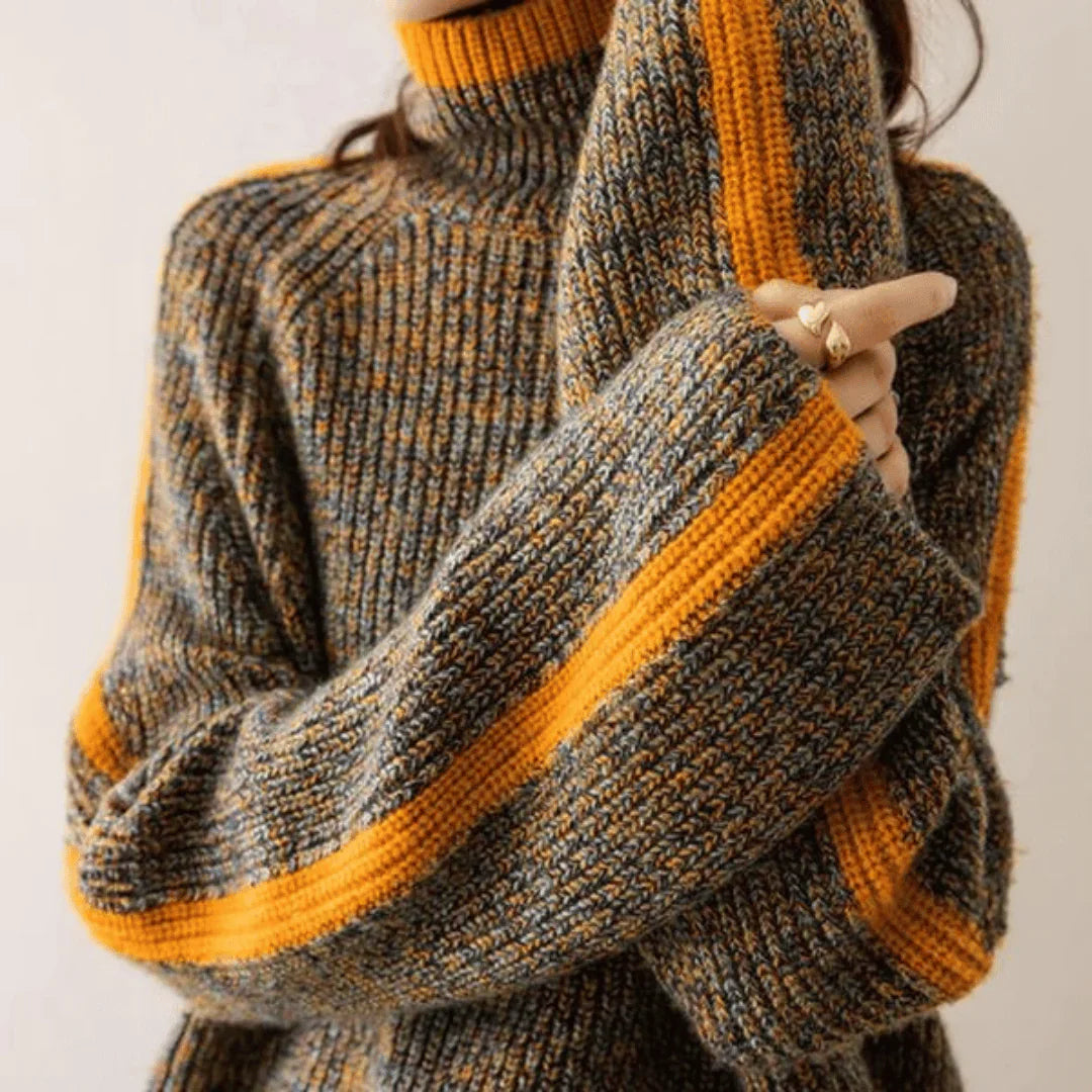 RegalRow™ Melange Knit Turtleneck